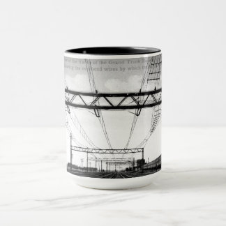 Grand Trunk Railway Yards Vintage Port Huron MI Mug