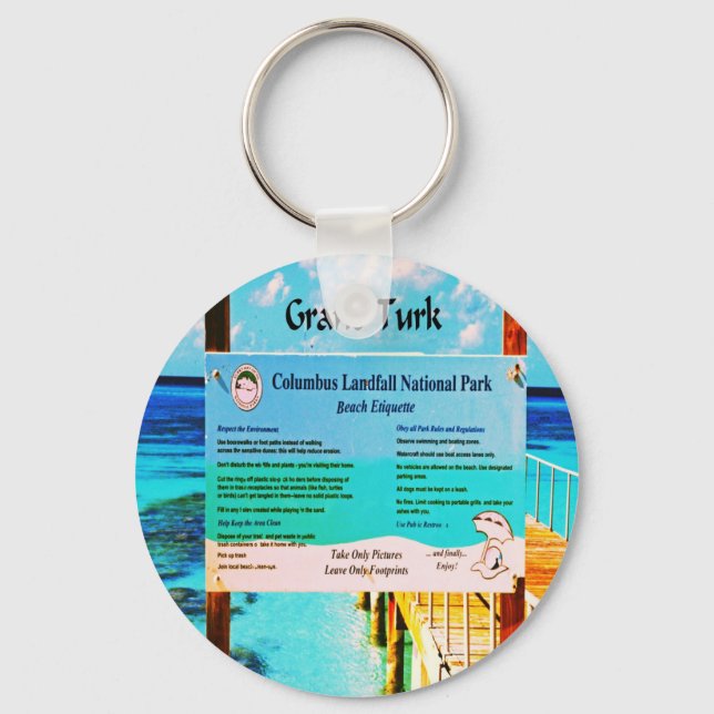 Grand Turk Key Ring (Front)