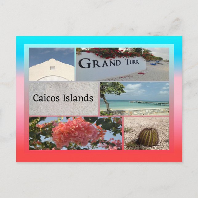Grand Turks and Caicos Postcard (Front)