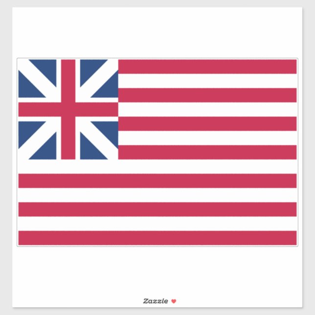 Grand Union, 1st USA Flag of Colonies (Sheet)