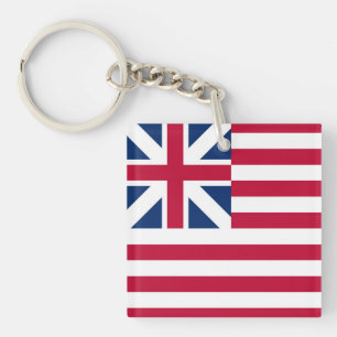 Grand Union, 1st USA Flag of Colonies Key Ring
