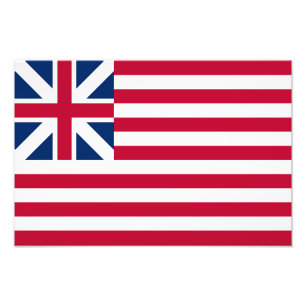 Grand Union, 1st USA Flag of Colonies Photo Print