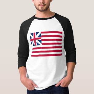 Grand Union, 1st USA Flag of Colonies T-Shirt