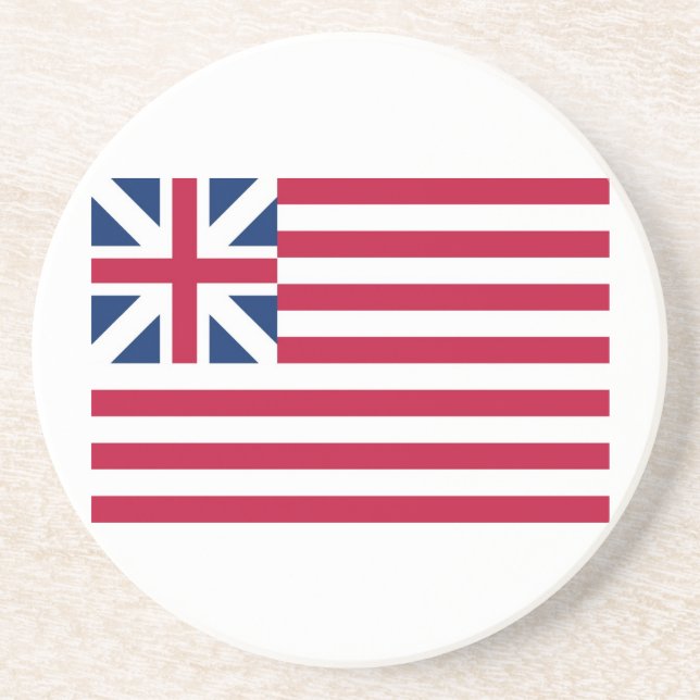 Grand Union Flag Continental Colours Coaster (Front)