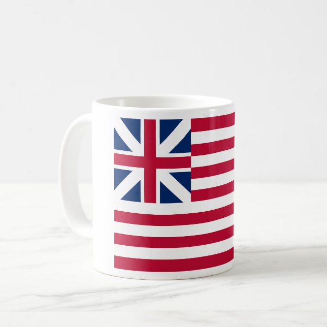 Grand Union flag US first flag Coffee Mug (Front Left)