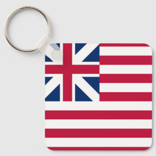 Grand Union USA first flag America symbol patrioti Key Ring