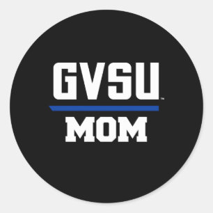 Grand Valley Gvsu Lakers Mom Classic Round Sticker