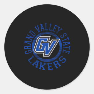 Grand Valley State Lakers Showtime Classic Round Sticker