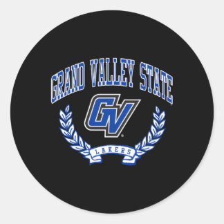 Grand Valley State Lakers Victory Classic Round Sticker