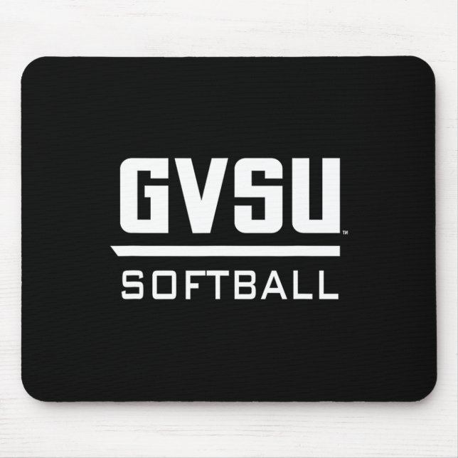 Grand Valley State University Gvsu Softll Apparel  Mouse Pad (Front)