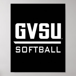 Grand Valley State University Gvsu Softll Apparel Poster