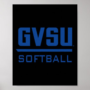 Grand Valley State University Gvsu Softll Apparel Poster
