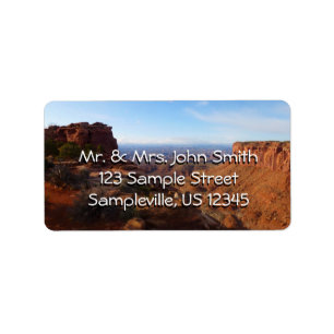 Grand View Point at Canyonlands National Park Label