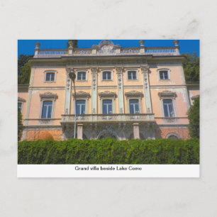 Grand villa beside Lake Como Postcard