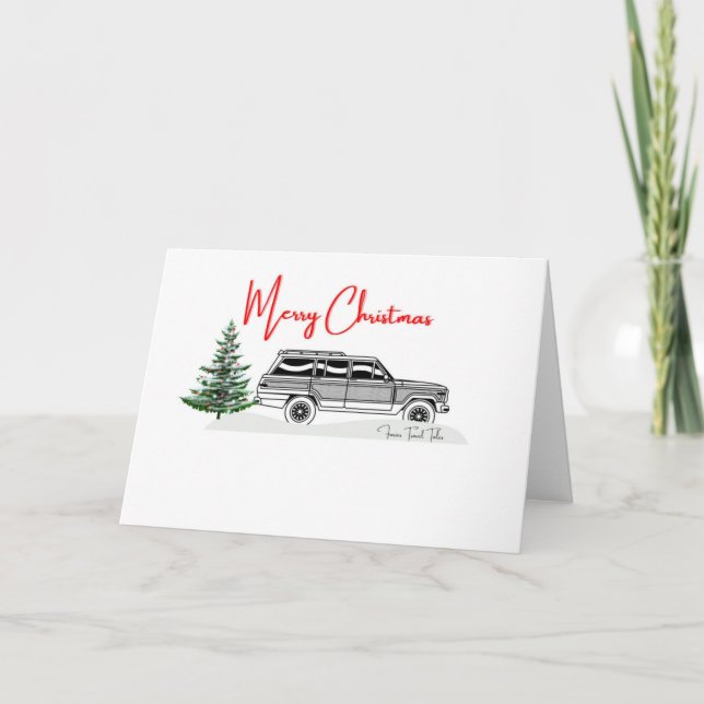 Grand Wagon Christmas Holiday Card (Front)