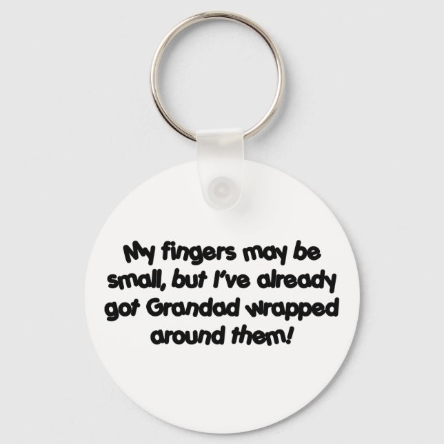 Grandad's Wrapped! Key Ring (Front)