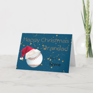 Grandad Baseball Sports Holiday Christmas