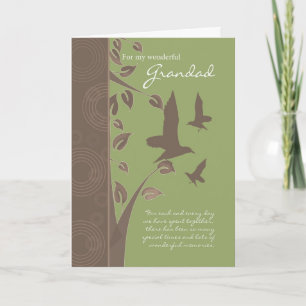 grandad birthday card - birthday greeting card for