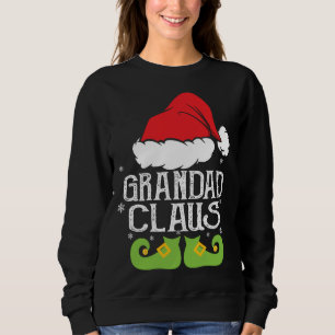 Grandad Claus Christmas Santa Family Matching Paja Sweatshirt