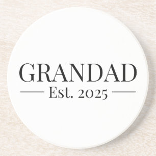 Grandad Established 2025 Coaster