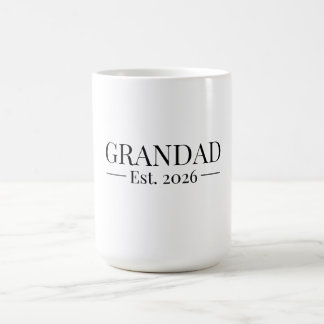 Grandad Established 2026 Coffee Mug