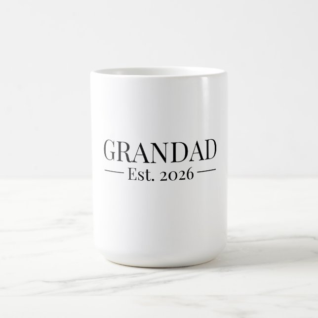 Grandad Established 2026 Coffee Mug (Center)