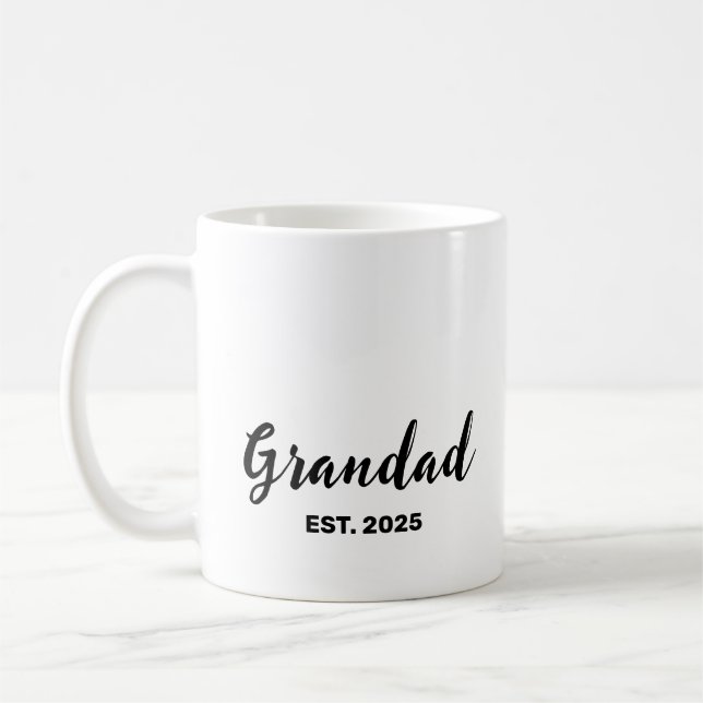 Grandad Established  Coffee Mug (Left)