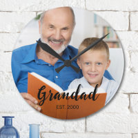 Grandad Established Modern Script Photo