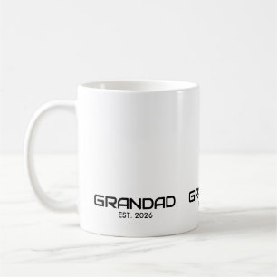 Grandad Established New Grandad Gift  Coffee Mug