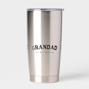 Grandad Established New Grandad Gift Insulated Tumbler