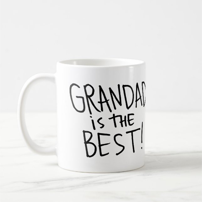 Grandad is the Best! Coffee Mug (Left)