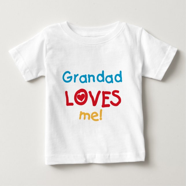 Grandad Loves Me T-shirts and Gifts (Front)