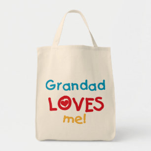 Grandad Loves Me T-shirts and Gifts Tote Bag