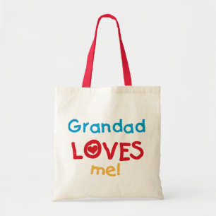 Grandad Loves Me T-shirts and Gifts Tote Bag