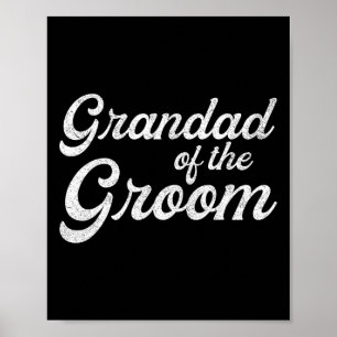 Grandad Of The Groom Shirts For Men1 Poster