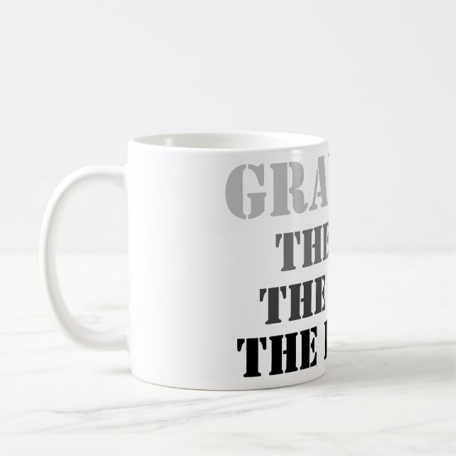 Grandad the man the Myth the legend Coffee Mug (Left)