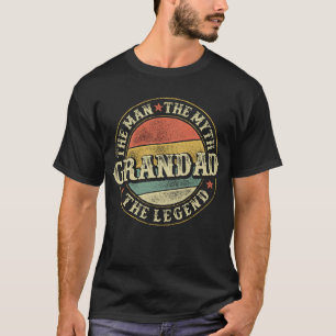 Grandad The Man The Myth The Legend Father's Day T-Shirt
