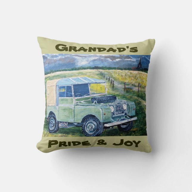 Grandad's Pride & Joy Cushion (Front)