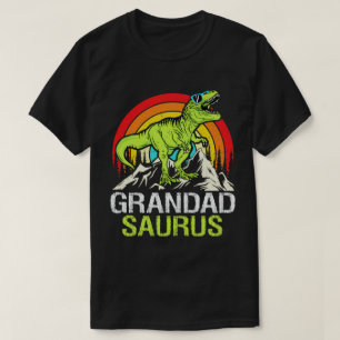 Grandadsaurus Dinosaur Grandpa Saurus Father's Day T-Shirt