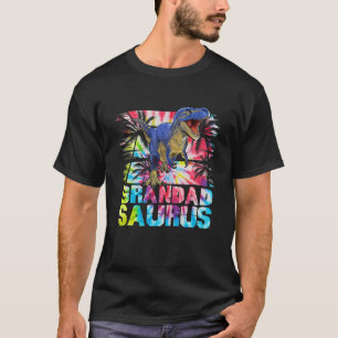 Grandadsaurus T Rex Dinosaur Grandadsaurus Matchin T-Shirt