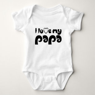 grandbaby loves papa baby bodysuit