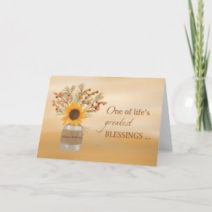 Grandchildren are Blessings at Thanksgiving Card