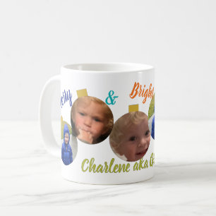Grandchildren Christmas Ornament Photo Coffee Mug