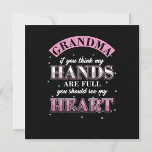Grandchildren Grandchild Nana Granny Funny Grandmo Invitation