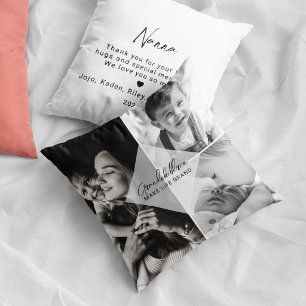 Grandchildren Make Life Grand Nanna 3 Photo Cushion