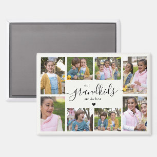 Grandchildren Photo Collage Gift for Grandparents Magnet