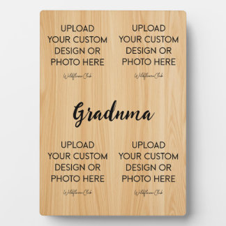 Grandchildren Photo Tabletop Plaque with Easel