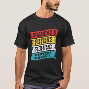 Granddad Future Fishing Buddy Grandpa Grandchild M T-Shirt