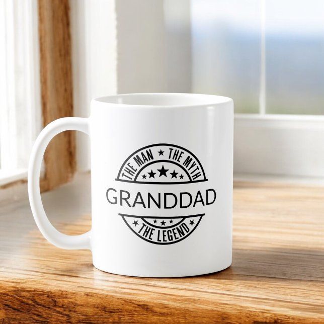 Granddad Name The Man The Myth The Legend Coffee Mug (Creator Uploaded)
