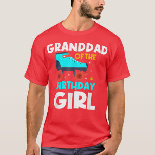 Granddad of the Birthday Girl Roller Skating Bday T-Shirt